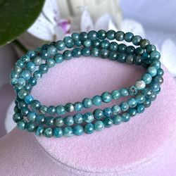 5.3mm Blue Apatite Necklace 