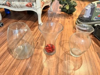 3 Large Vases 