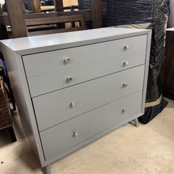 3-Drawer Dresser in Moon Gray - 36” x 19” x 33” - Excellent Condition 