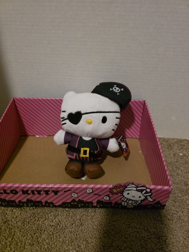Hello Kitty Halloween Pirate New CVS Plush
