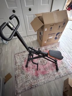 Rowing Exercise Machine with Handlebar