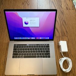 MacBook Pro 15” 2017/16GB RAM/1TB/Fully Functional/USB-C Charger