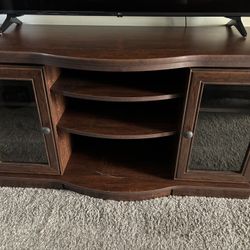 Brown wooden TV Stand 