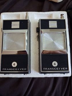 Vintage 1970s Kmart walkie talkies
