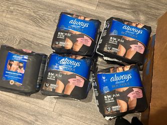 Always Discreet Boutique Underwear S/M 5-Pack
