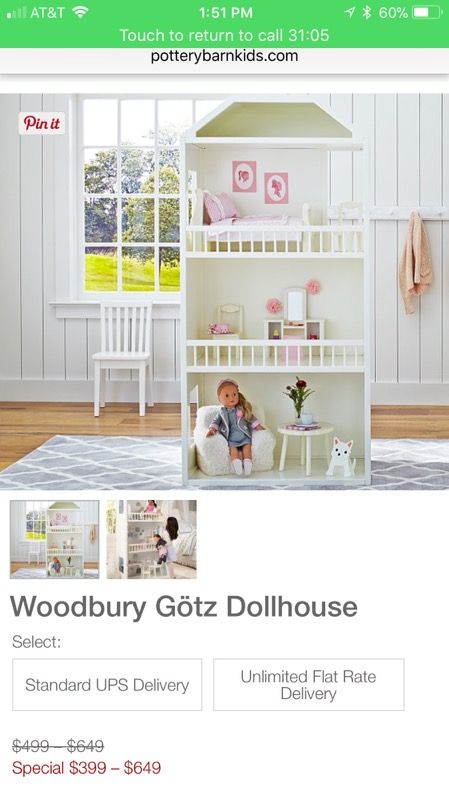 Woodbury gotz sale dollhouse