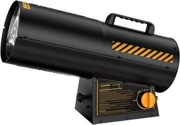 Brand new CAMMOO 125,000 BTU Portable Forced Air Propane Heater, up to 3,200 Sq. Ft.
Portable, Adjustable Heat, Tool-Free LP Connection, Overheat Prot