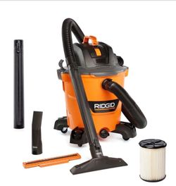12 Gal. 5.0 Peak HP NXT Shop Vacuum Wet Dry Vac with General Debris Filter, Locking Hose and Attachments HD1200