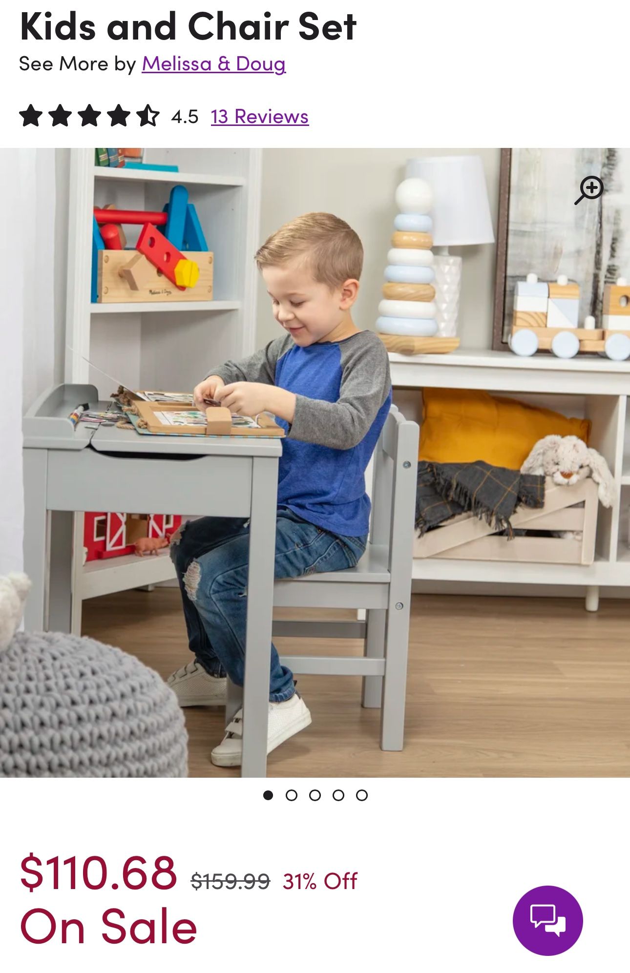 Cute Kids Desk 
