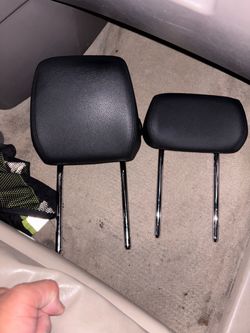 Leather bMwheadrests
