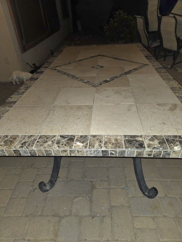 Patio Table Granite 