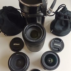 3 Nikon DSLR AF lenses (Also Work with Nikon SLR Camera) 