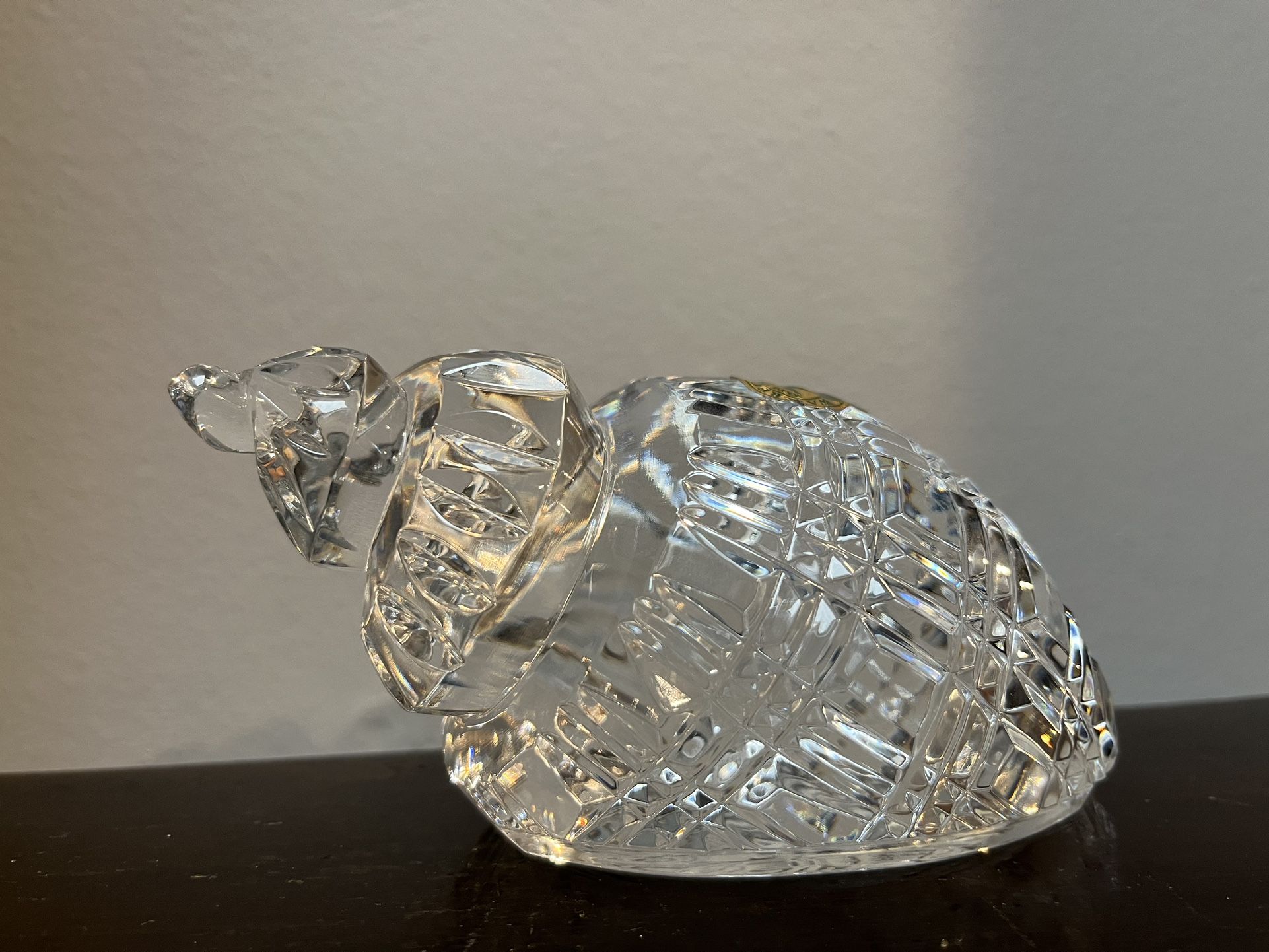 Waterford Conch Shell Crystal Paperweight