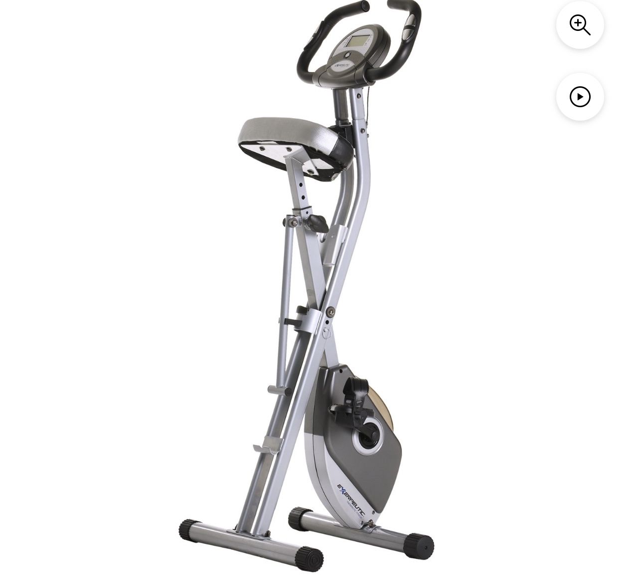Exerpeutic Magnetic Upright Exercise Bike with Heart Pulse Sensors