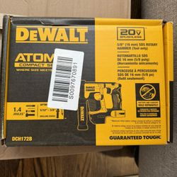 Dewalt Ultra-Compact 5/8 in. SDS Plus Hammer Drill (Tool Only)
