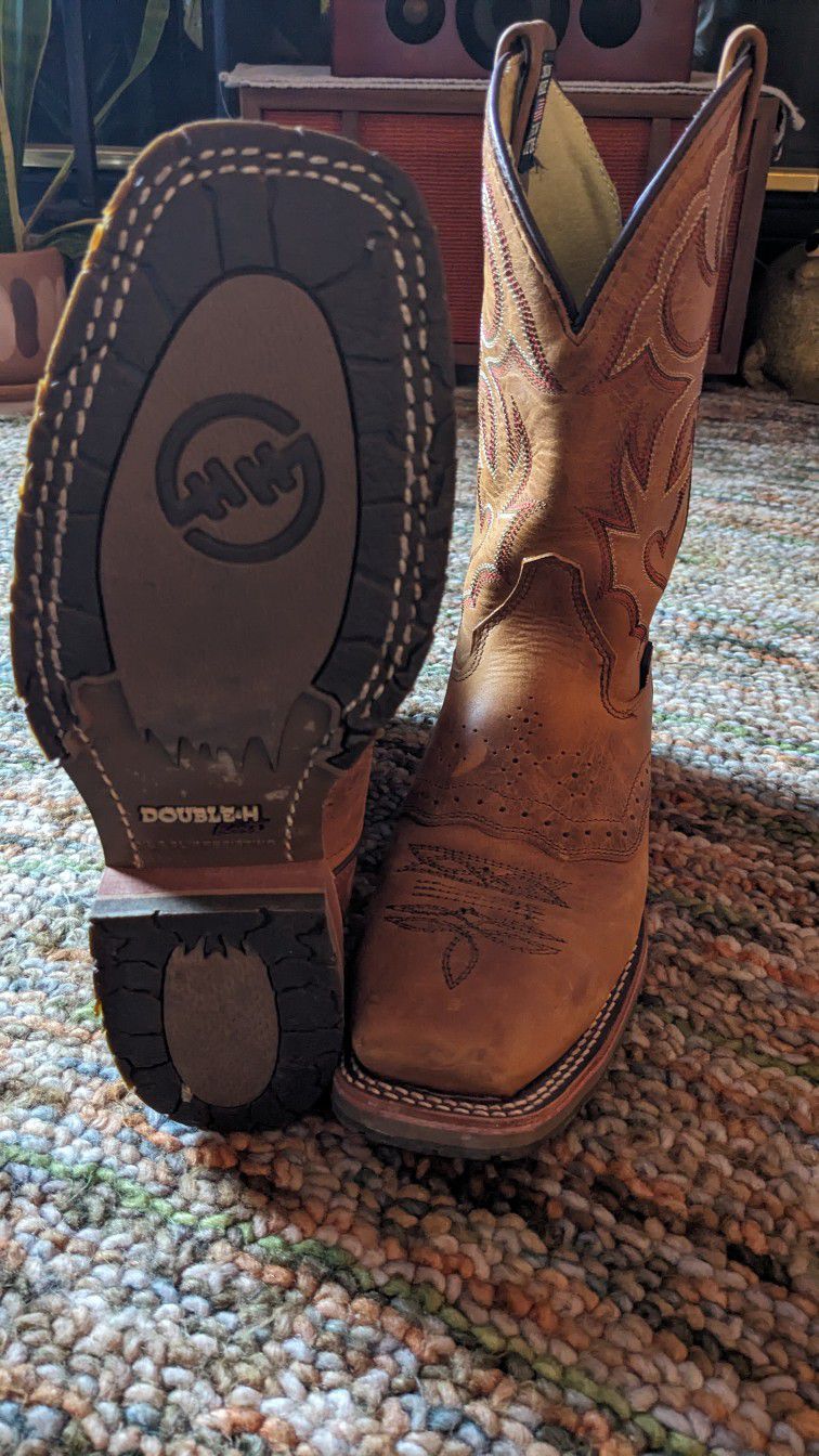 Cowboy Work Boots - 9D - Like New ($300 Retail)
