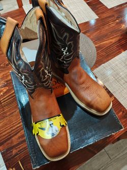 Boots de trabajo con casco de acero talla 10.5