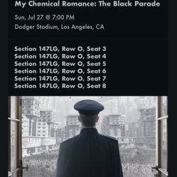 My Chemical Romance Dodger Stadium
