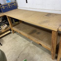 2 Wooden Work Benches,  Free