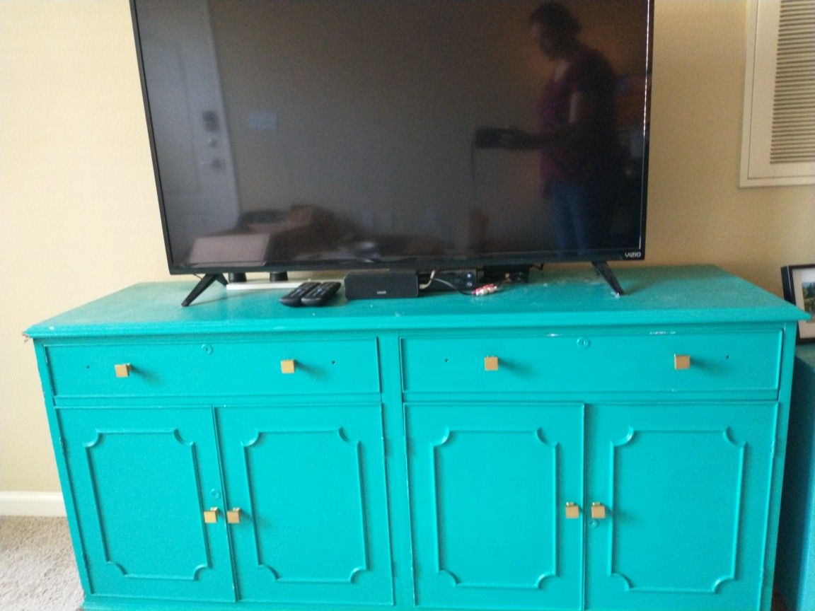 Solid Hardwood Buffet with Two Sliding Drawers