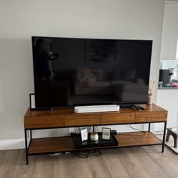 Modern TV Stand from Living Spaces (Fits 70” TV)