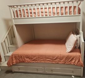 Ava Regency Twin Over Full Stair Bunk Bed