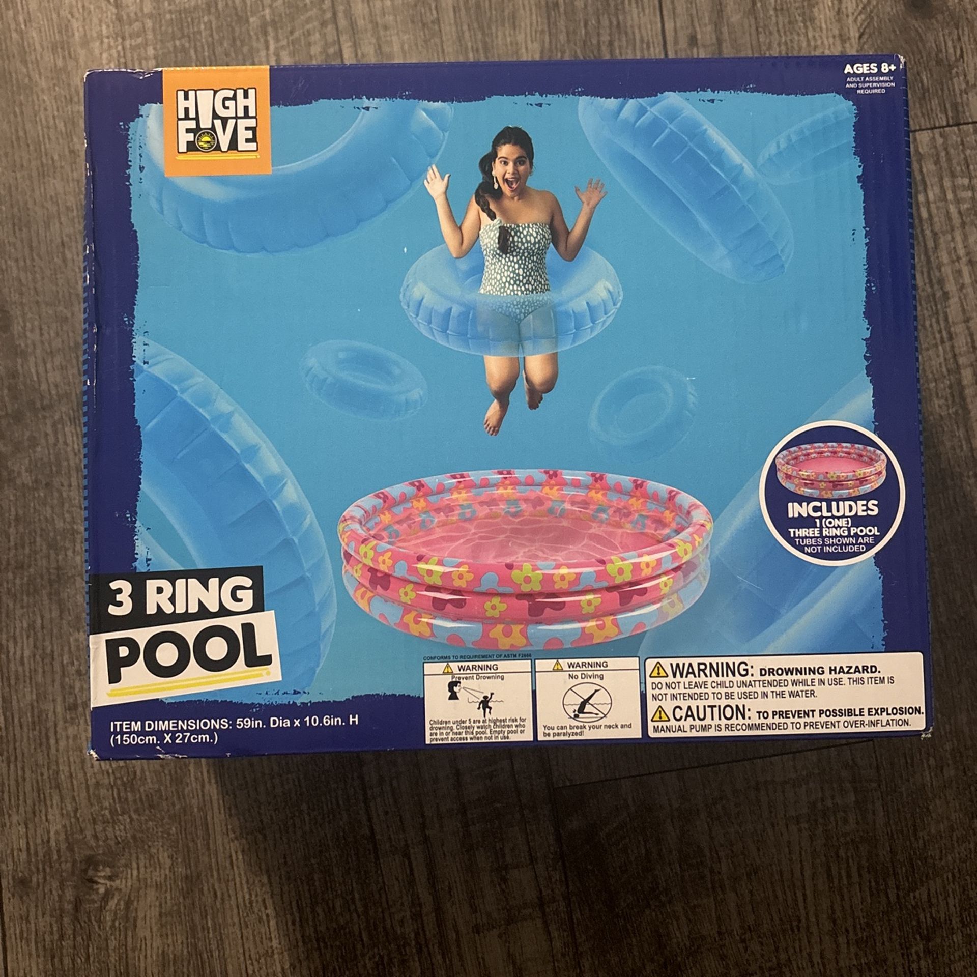 Kids Pool 3 Pool Ring Each $5
