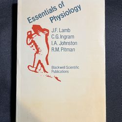 Essentials of Physiology by J.F. Lamb (1980) - Vintage Medical Textbook 