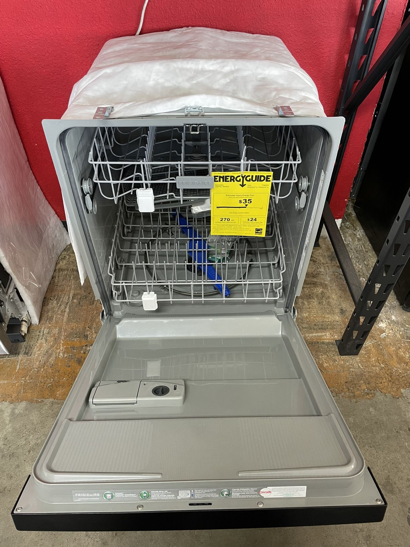 New Frigidaire Dishwasher 24” Wide