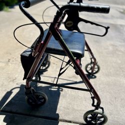 Walker With Seat