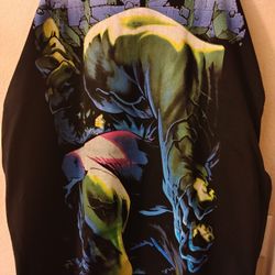 HULK BIG PRINT ON SHAKA HEAVY GARMET DYED T SHIRT 4XL