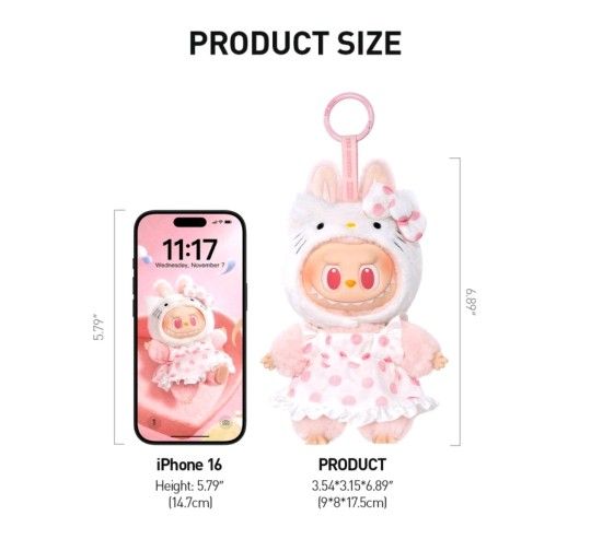The Monsters Labubu X Hello Kitty And Friends Series- Vinyl Plush