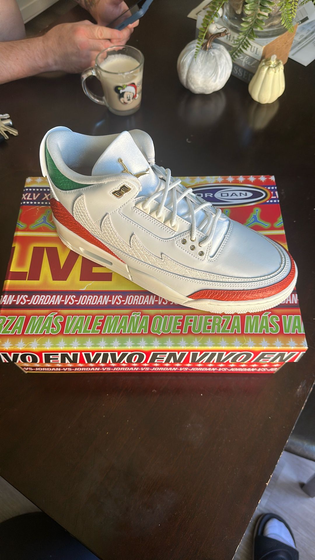 Air Jordan 3 Retro Mex “El vuelo” Size 11