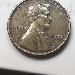 1971 No Mint Mark  1983D Penny
