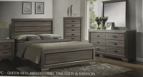Brand  New Queen Size Bedroom Set$899.financing Available No Credit Needed 
