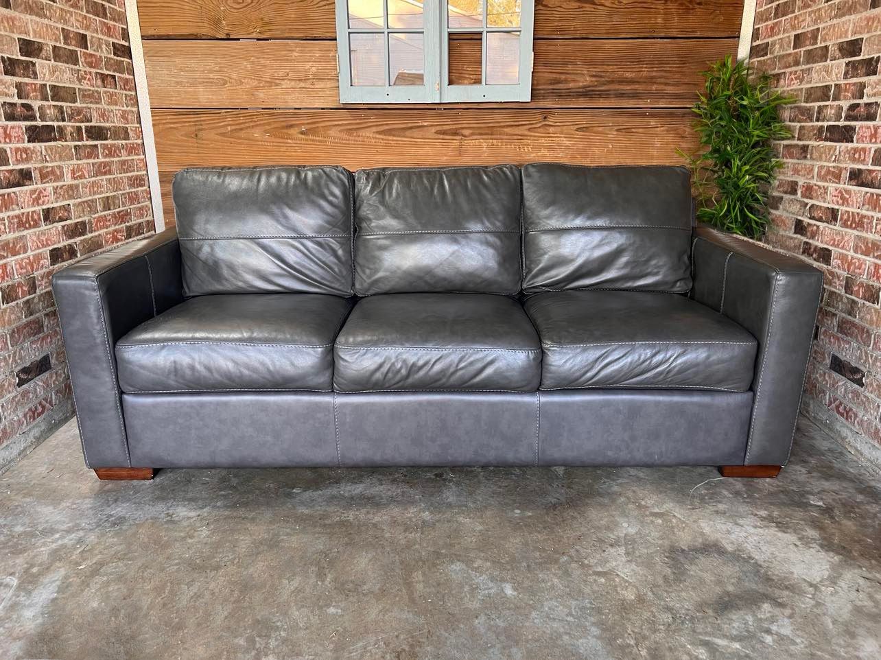 Black Leather Couch