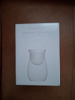 Portable speaker