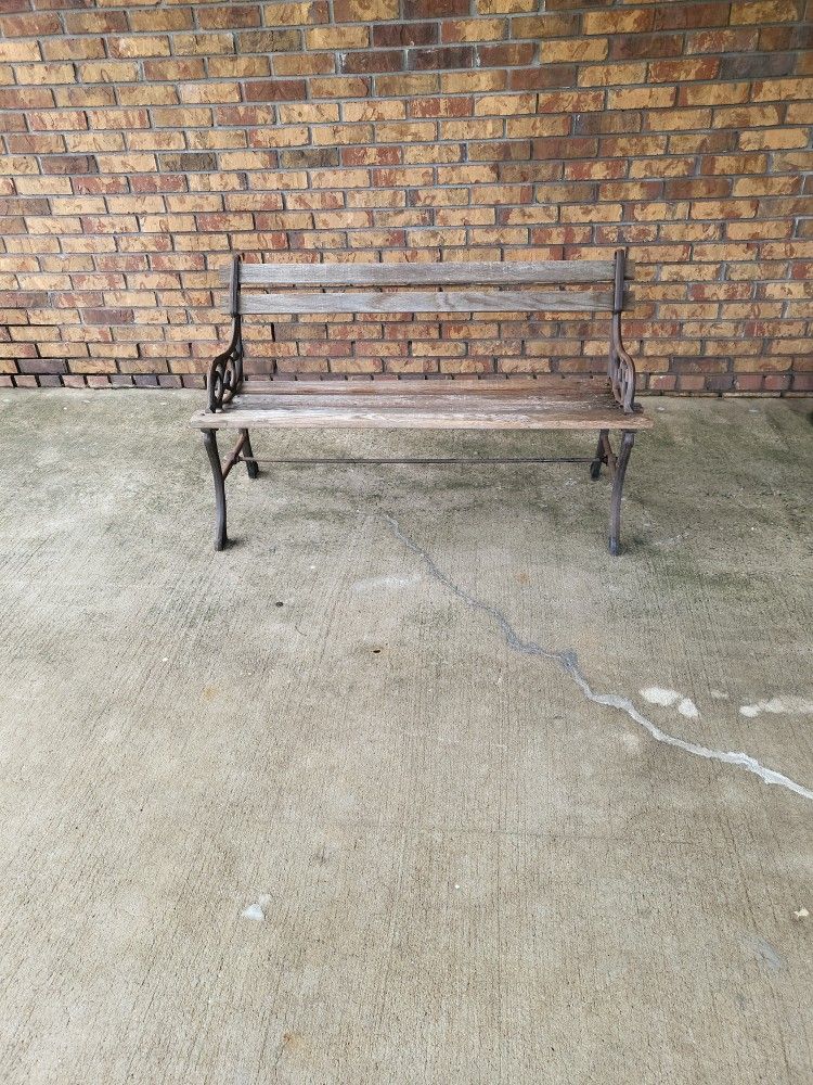 Wood Bench Oak Wood