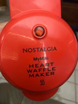 Heart shaped waffle maker