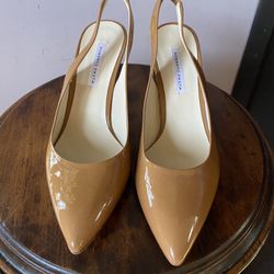 Roberto Festa patent sling backs NWOT. Brand new no box. 