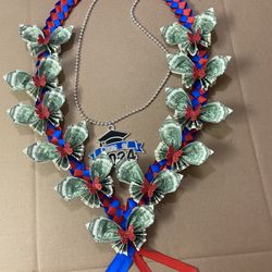 Graduation Butterfly Theme Money Lei