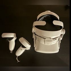 Oculus Quest 2 w/ NEWER Controller & UPGRADED Head Strap