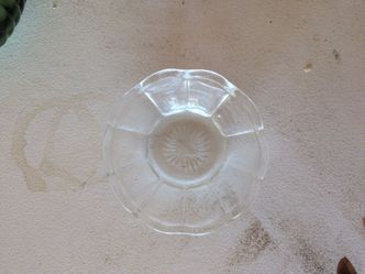 Antique glass dish