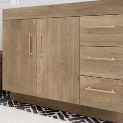 Elsa 42” Freestanding Vanity Cabinet ONLY