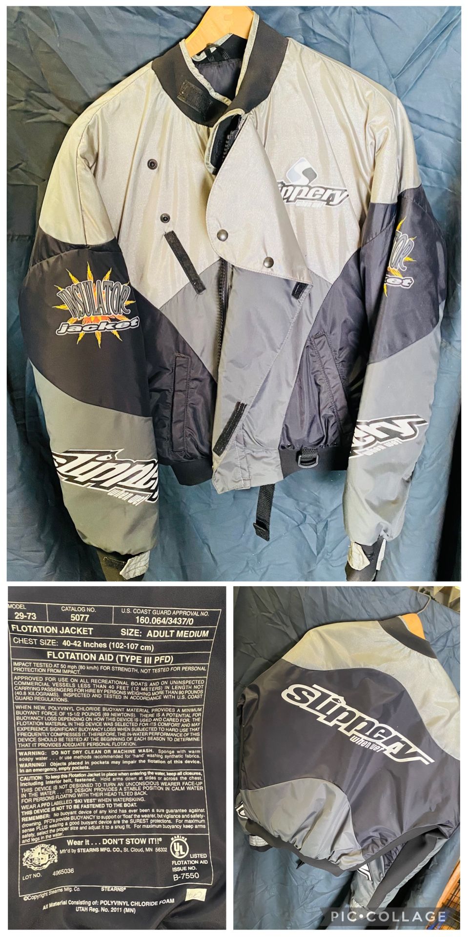 Vintage personal flotation jacket