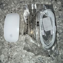 Apple Magic Mouse (2021) w/ USB-C to Lightning Cable Included