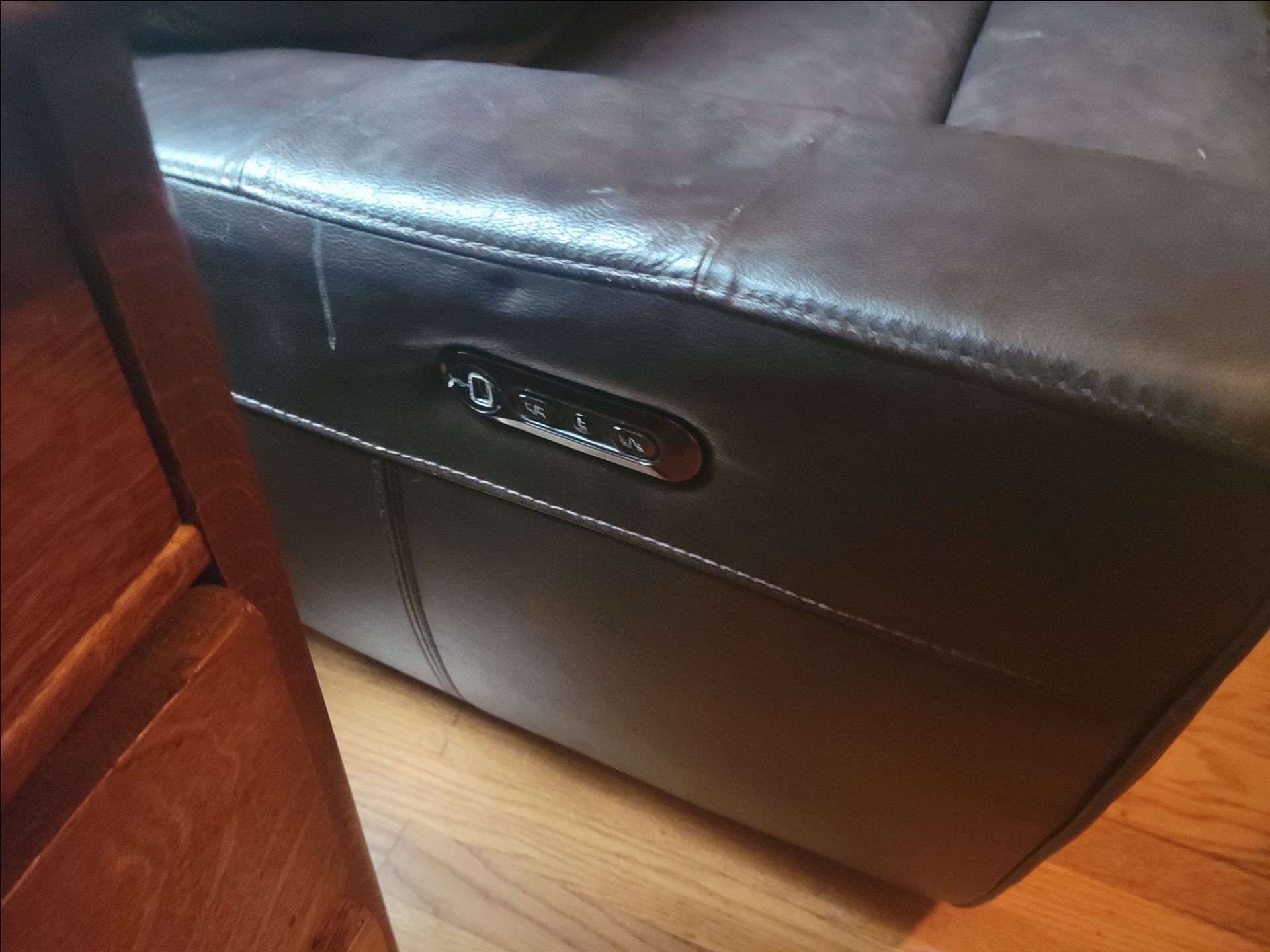 Leather couch