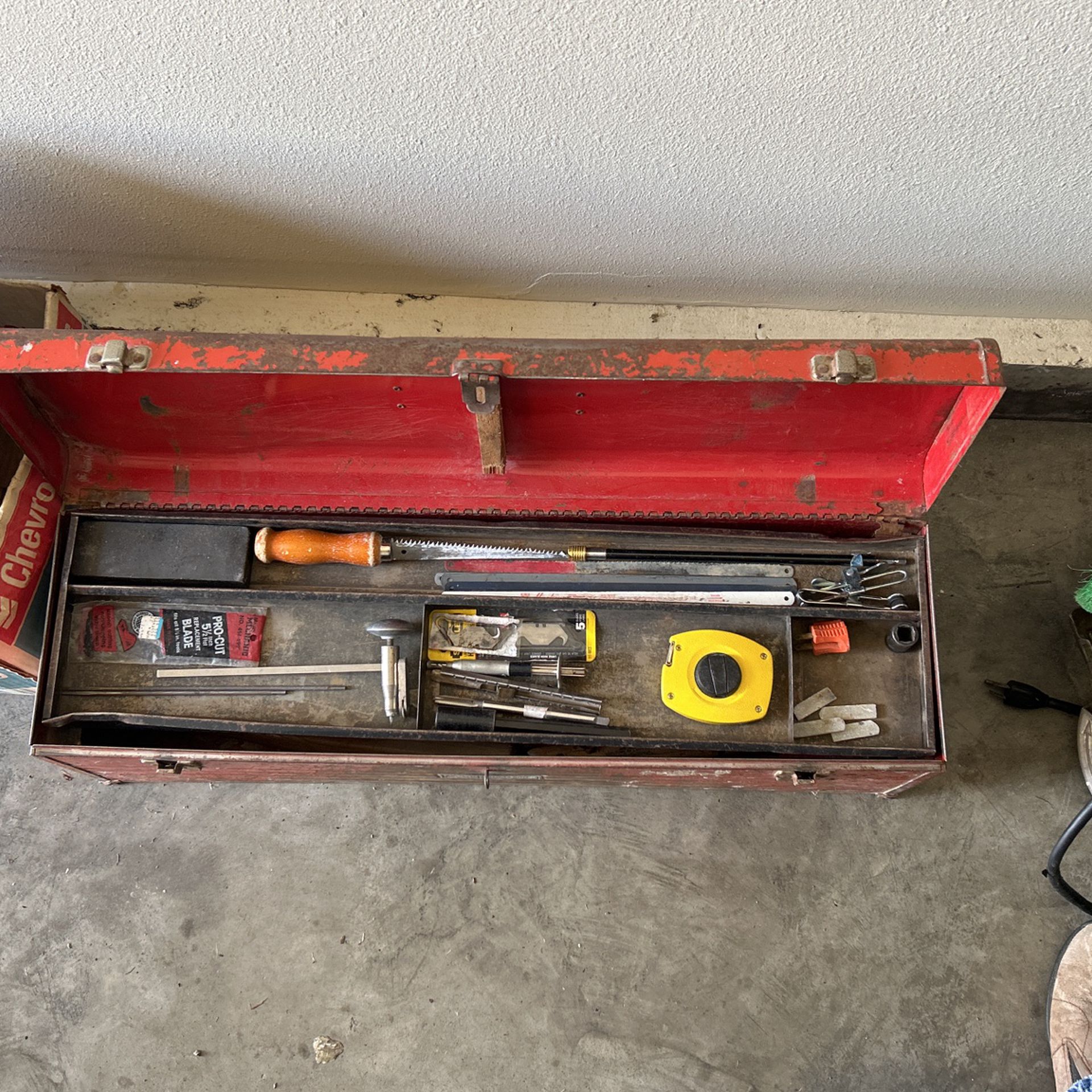 Craftsman Tool Box And Miscellaneous Tools