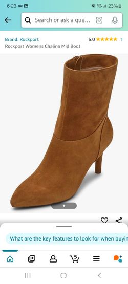 Rockport Suede Boots Size 11 Brand New