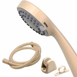 “New” handheld hi pressure shower head pause setting multi function 59” hose